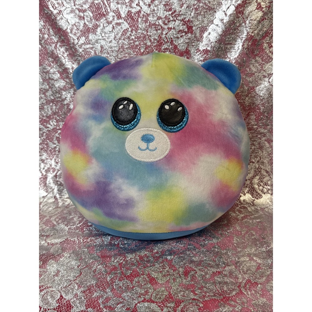 TY Beanie Baby Boos Squish-a-Boo - Hope‎ The Pastel Bear 10" Toy